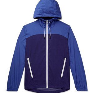 J. Crew Tonal Colorblock Hoodie in Cotton-Nylon